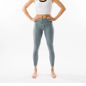 NWT- Zyia Light Teal Everglades Supreme Hi-rise 7/8 24" Size 4